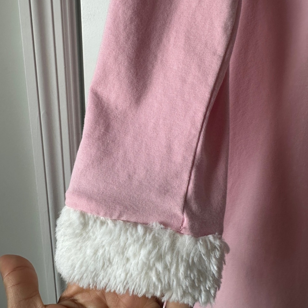 Hanna Andersson Elf Movie Jovie Pink Christmas Dress Kids US 12 150cm 80013 - Picture 9 of 12
